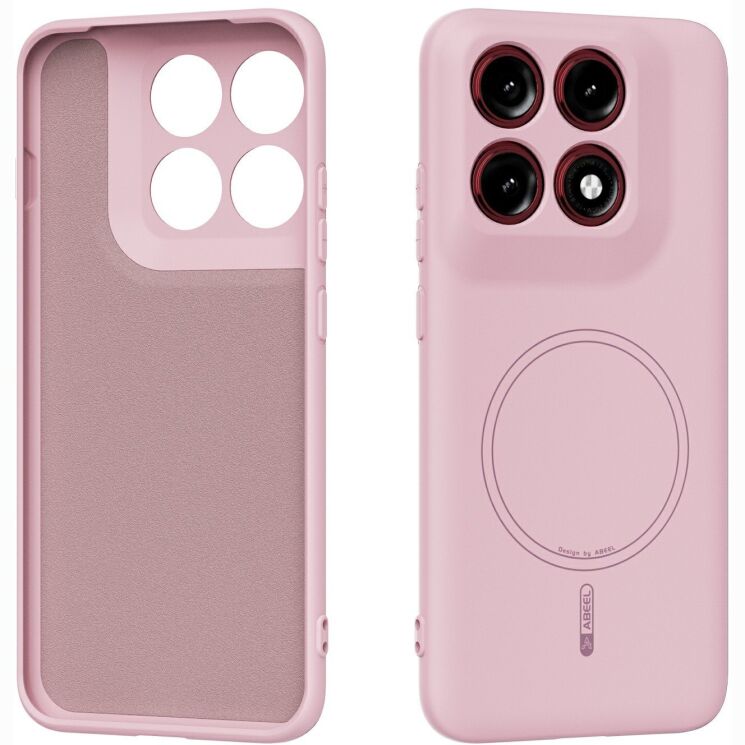 Защитный чехол ABEEL Lyra Skin with MagSafe для Motorola Edge 70 Pro - Pink: фото 1 из 7