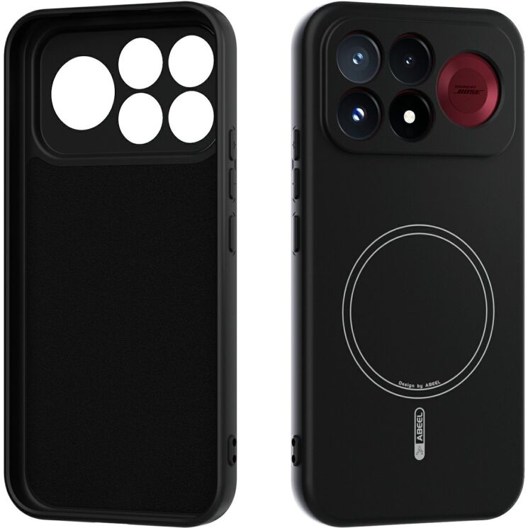 Защитный чехол ABEEL Lyra Skin with MagSafe для Xiaomi Poco F9 Pro - Black: фото 1 из 6