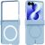Защитный чехол ABEEL Lyra Skin with MagSafe (FF) для Samsung Galaxy Flip 8 - Sky Blue: фото 1 из 6