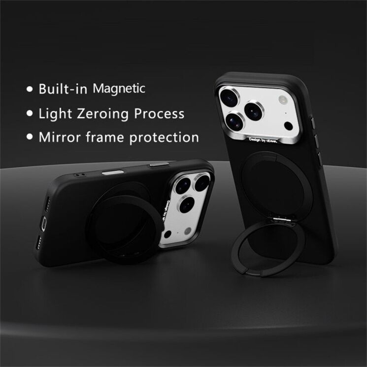 Захисний чохол ABEEL Silk Ring Magnetic для iPhone 18 Pro / 17 Pro - Dark Blue: фото 2 з 7