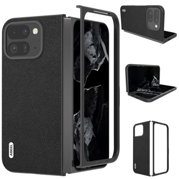 Захисний чохол ABEEL Texture Case для Google Pixel 9 Pro Fold - Black: фото 1 з 4