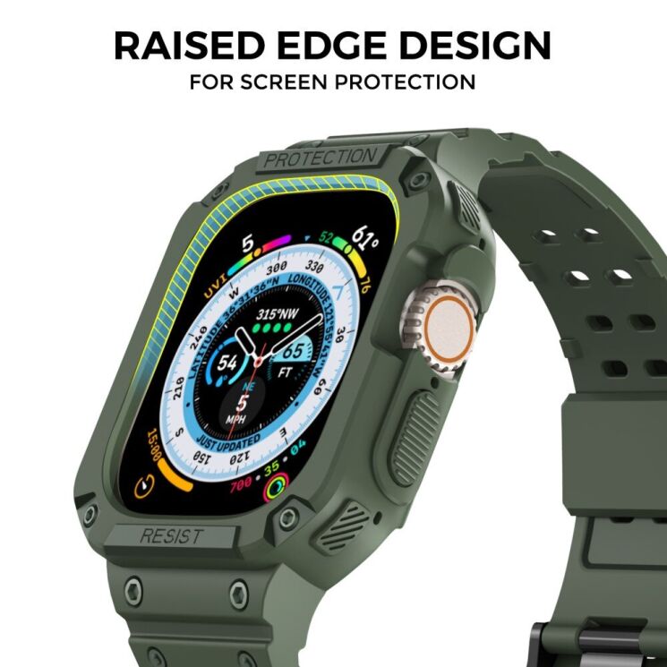 Защитный чехол AHASTYLE WG106 для Apple Watch 38 / 40 / SE 40 / 41 mm - Black: фото 4 из 8