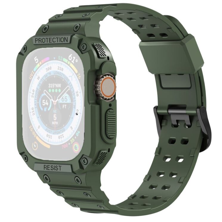 Защитный чехол AHASTYLE WG106 для Apple Watch 38 / 40 / SE 40 / 41 mm - Green: фото 1 из 8