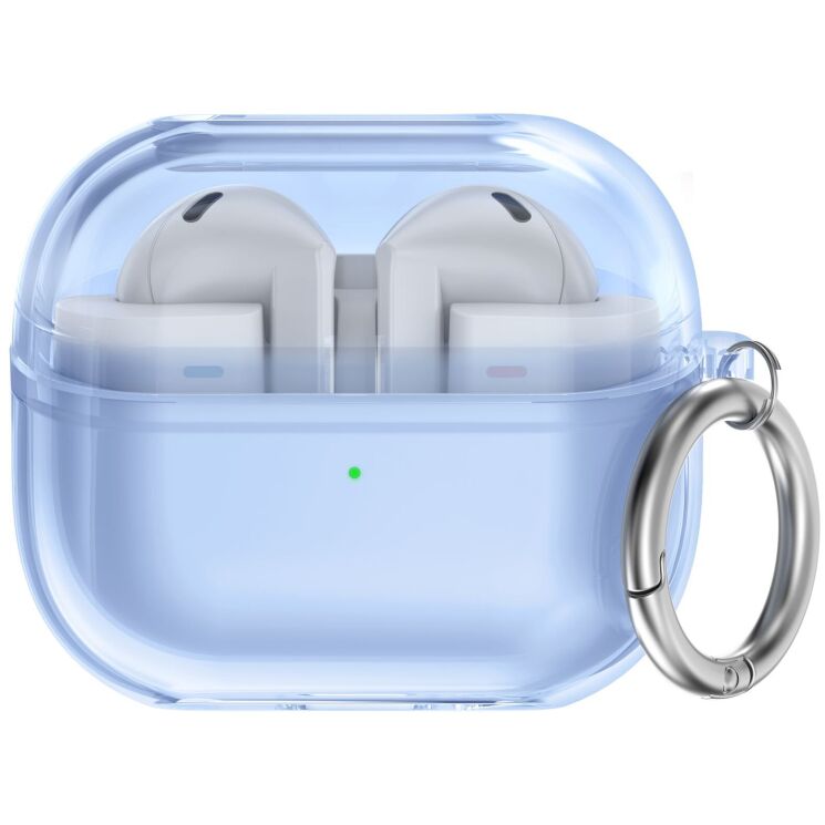 Захисний чохол AHASTYLE WG162 для Samsung Galaxy Buds 3 / Buds 3 Pro / Buds 3 FE - Transparent Blue (360931TL) Захисний чохол AHASTYLE WG162 для Samsung Galaxy Buds 3 / Buds 3 Pro / Buds 3 FE - Transparent Blue: фото 1 з 7