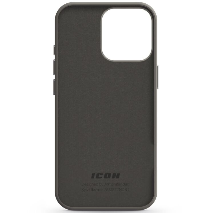 Защитный чехол ArmorStandart ICON2 Case для Apple iPhone 16 Pro - Stone Grey: фото 2 из 9