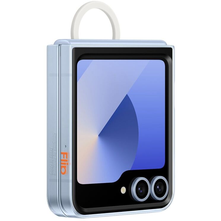 Захисний чохол Clear Case (FF) для Samsung Galaxy Flip 6 (EF-QF741CTEGUA) - Transparancy: фото 5 з 6