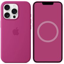 Защитный чехол Copiex Silicone Case with MagSafe для Apple iPhone 16 Pro Max - Fuchsia: фото 1 из 4