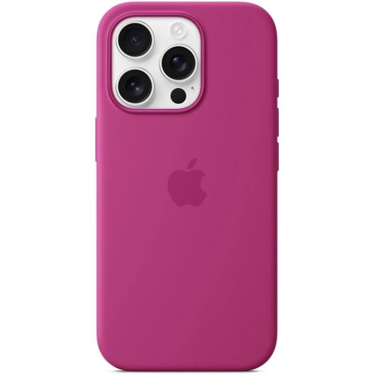 Защитный чехол Copiex Silicone Case with MagSafe для Apple iPhone 16 Pro Max - Fuchsia: фото 2 из 4
