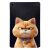 Захисний чохол Deexe Animal Series для Samsung Galaxy Tab A9 Plus (X210/216) - Garfield Cat: фото 1 з 5
