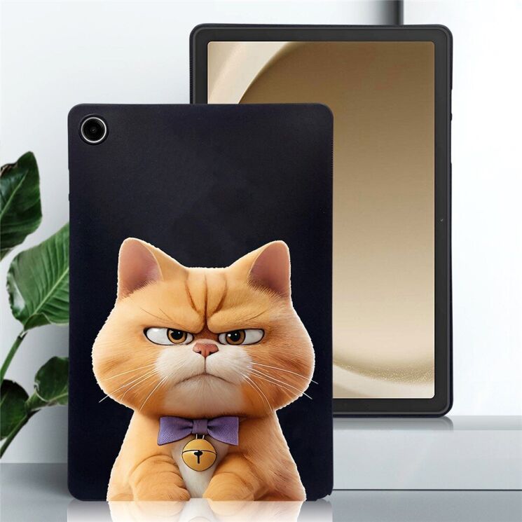Захисний чохол Deexe Animal Series для Samsung Galaxy Tab A9 Plus (X210/216) - Garfield Cat: фото 2 з 5