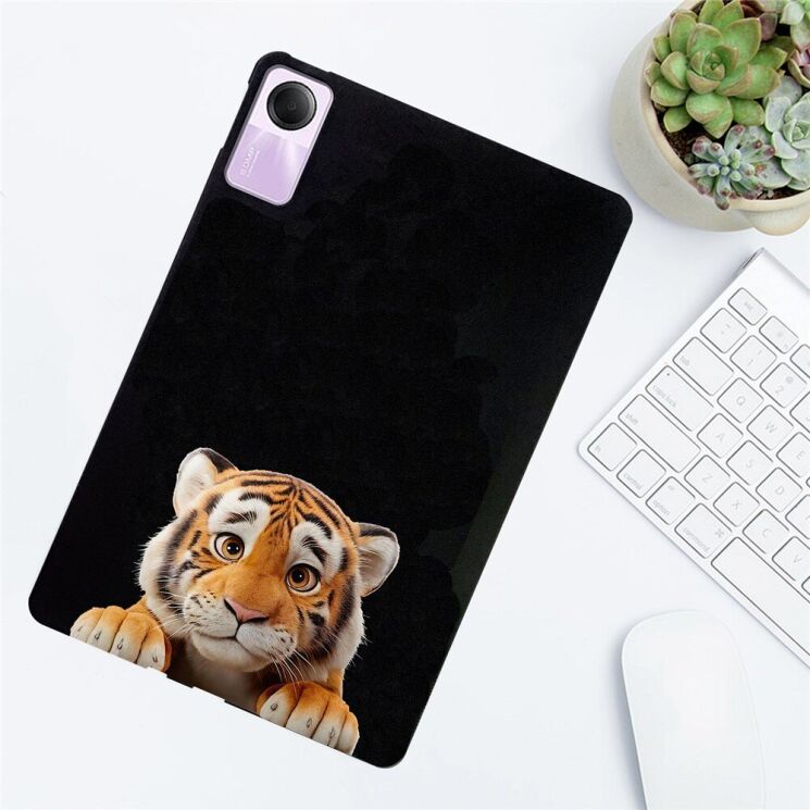 Захисний чохол Deexe Animal Series для Xiaomi Redmi Pad SE - Little Tiger: фото 3 з 5