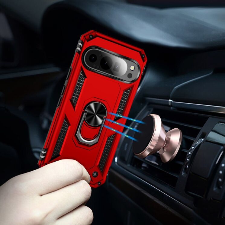 Защитный чехол Deexe Armor Case для Google Pixel 9 / 9 Pro - Black: фото 3 из 7