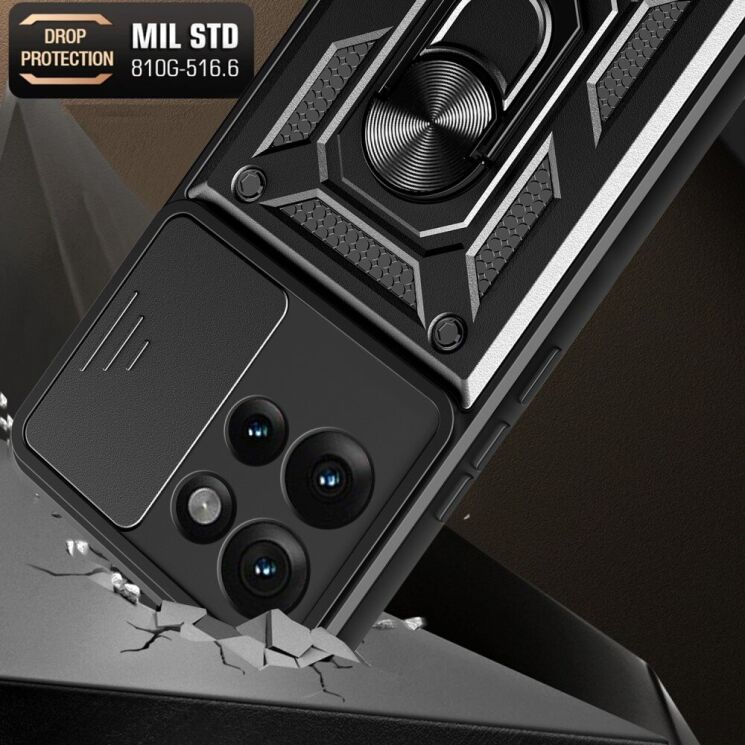 Защитный чехол Deexe Armor Shield для Motorola Edge 50 - Rose Gold: фото 2 из 9