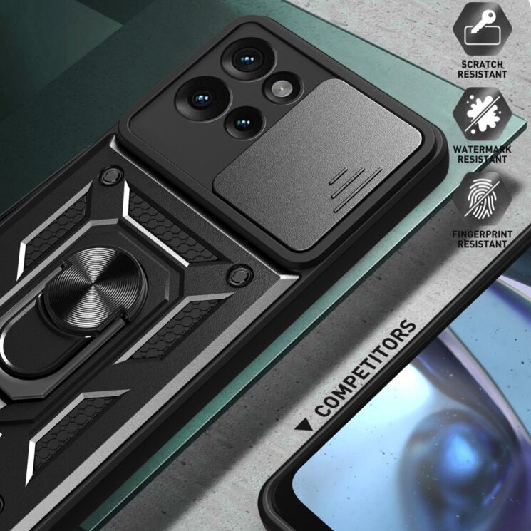 Защитный чехол Deexe Armor Shield для Motorola Edge 50 - Rose Gold: фото 3 из 9