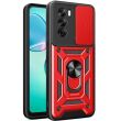 Защитный чехол Deexe Armor Shield для OPPO Reno 12 Pro - Red (359008R)