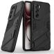Захисний чохол Deexe Bibercas для OPPO Reno 12 Pro - Black (359005B). Фото 1 з 7