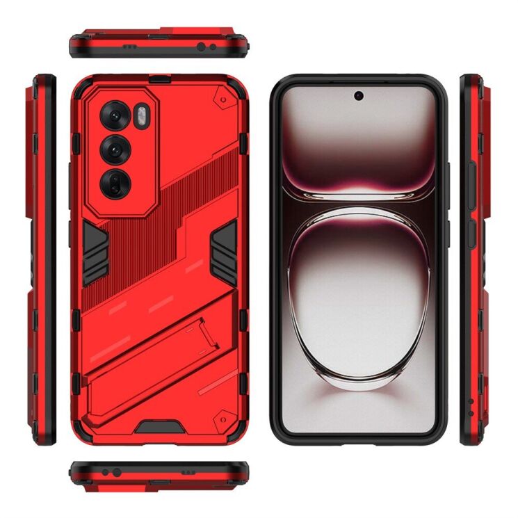 Захисний чохол Deexe Bibercas для OPPO Reno 12 Pro - Black: фото 7 з 7