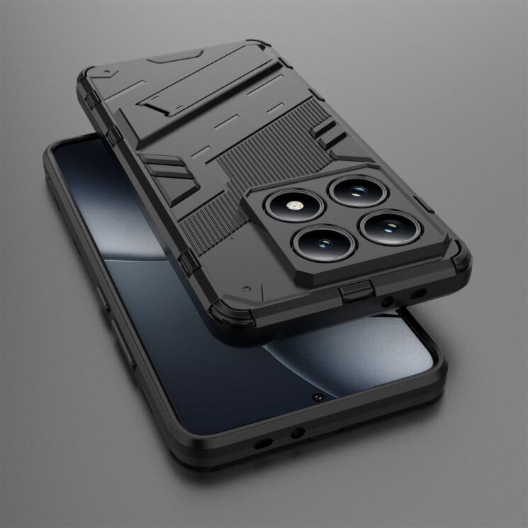 Защитный чехол Deexe Bibercas для Xiaomi 14T Pro - Black: фото 5 из 6