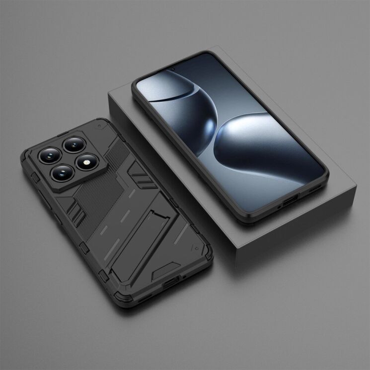Защитный чехол Deexe Bibercas для Xiaomi 14T Pro - Black: фото 4 из 6