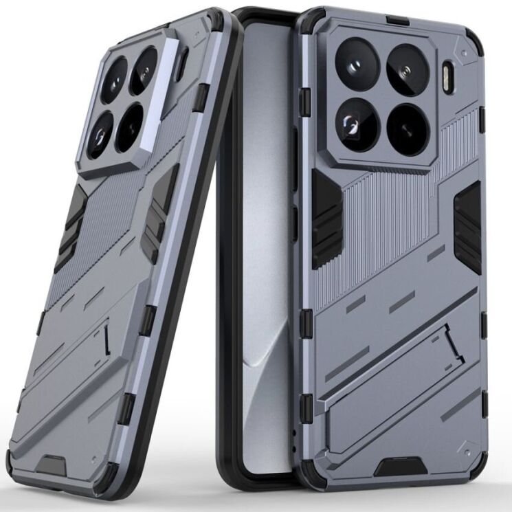 Защитный чехол Deexe Bibercas для Xiaomi 15 Pro - Dark Blue: фото 1 из 7