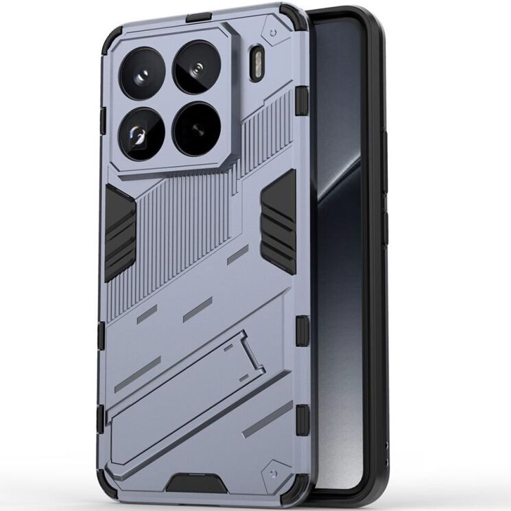 Защитный чехол Deexe Bibercas для Xiaomi 15 Pro - Dark Blue: фото 2 из 7