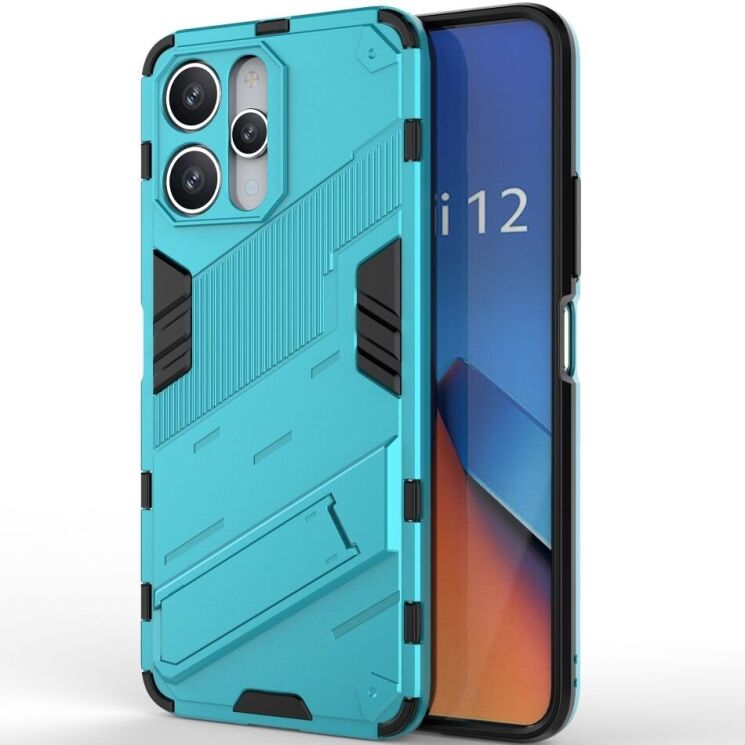 Защитный чехол Deexe Bibercas для Xiaomi Redmi 12 (4G/5G) / Poco M6 Pro 5G - Baby Blue: фото 2 из 8