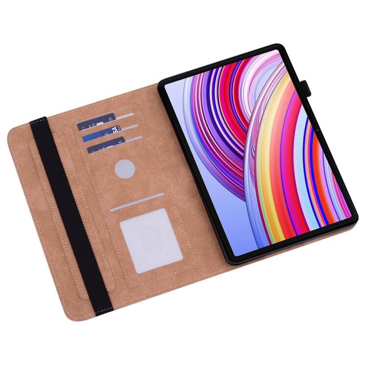 Захисний чохол Deexe Business Cover для Xiaomi Redmi Pad Pro / Poco Pad - Brown: фото 3 з 12