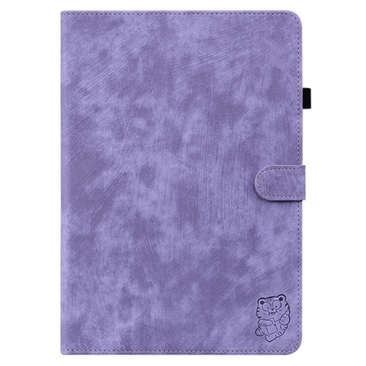 Защитный чехол Deexe Cute Tiger для Lenovo Idea Tab (TB336) - Purple: фото 6 из 6