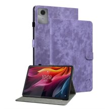 Защитный чехол Deexe Cute Tiger для Lenovo Idea Tab (TB336) - Purple: фото 1 из 6