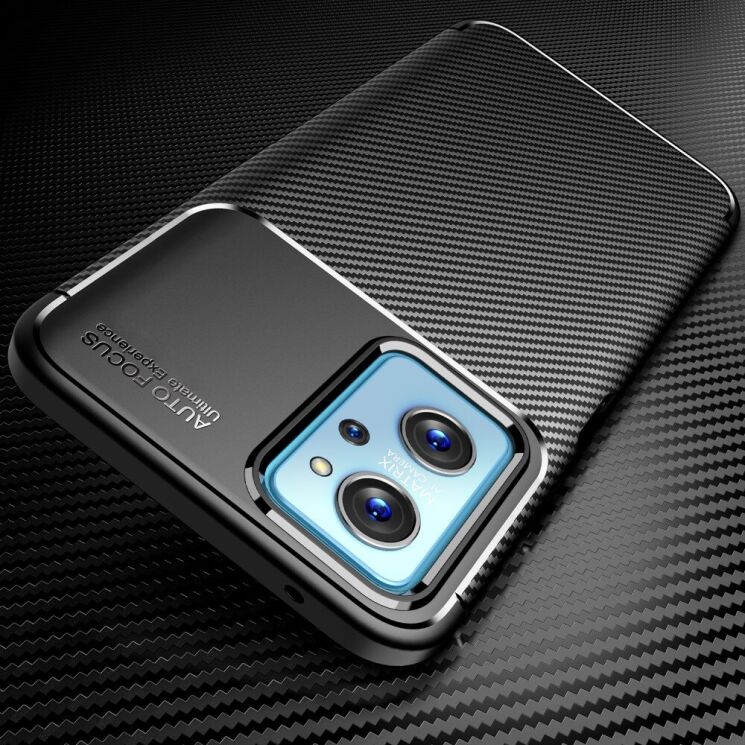 Защитный чехол Deexe Fusion для Realme 9i / Oppo A76 - Black: фото 6 из 7