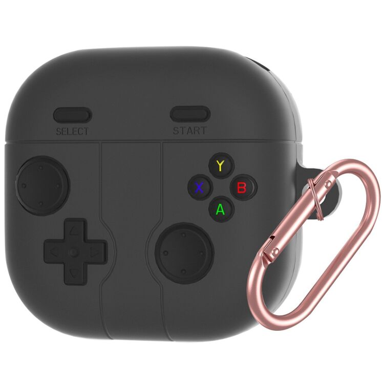Захисний чохол Deexe Game Console для Samsung Galaxy Buds 4 / Buds 4 Pro - Dark Grey: фото 1 з 8