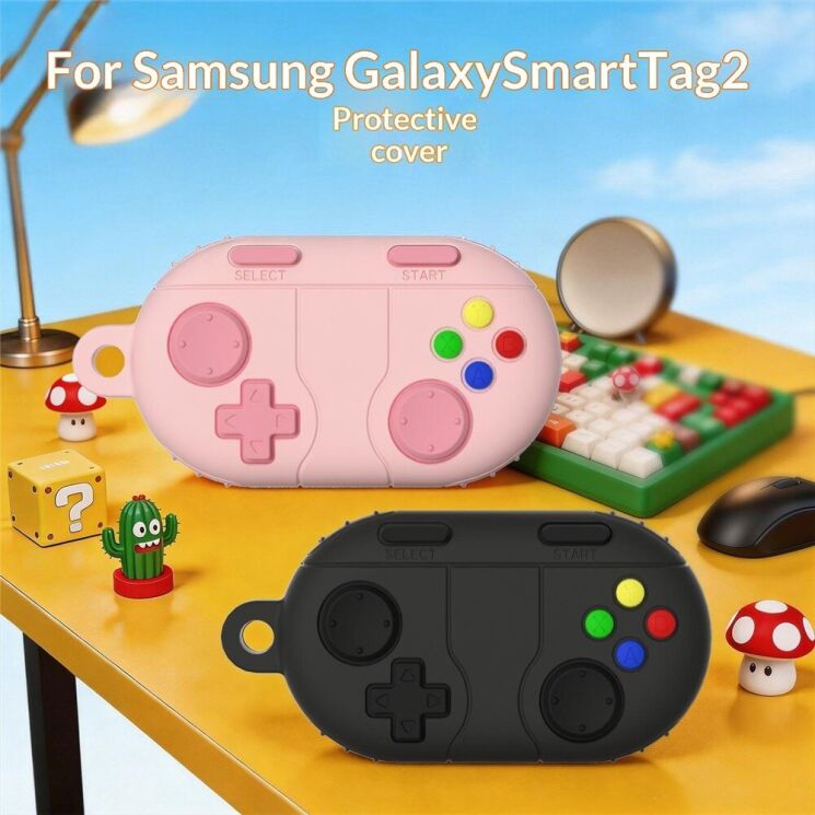 Защитный чехол Deexe Gamepad Clip для Samsung Galaxy SmartTag 2 - Pink (422500P) Защитный чехол Deexe Gamepad Clip для Samsung Galaxy SmartTag 2 - Pink: фото 6 из 6