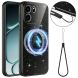 Захисний чохол Deexe Glitter Case with MagSafe для OnePlus Nord CE6 - Black (391619B). Фото 1 з 7