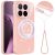 Защитный чехол Deexe Glitter Case with MagSafe для Xiaomi 17T - Pink: фото 1 из 7
