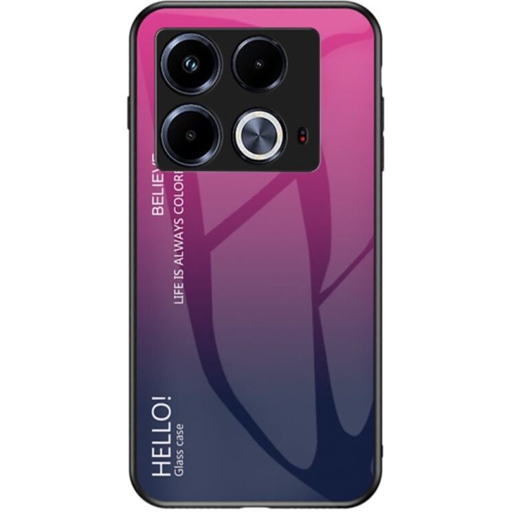 Защитный чехол Deexe Gradient Color для Infinix Note 40 - Rose: фото 1 из 7