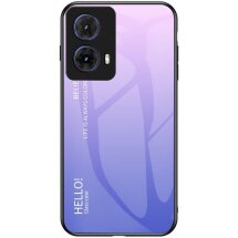 Защитный чехол Deexe Gradient Color для Motorola Moto G85 - Pink / Purple: фото 1 из 11