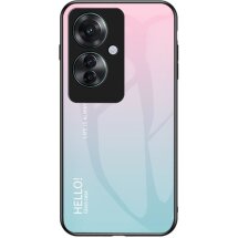 Защитный чехол Deexe Gradient Color для OPPO Reno 11F - Pink / Blue: фото 1 из 7