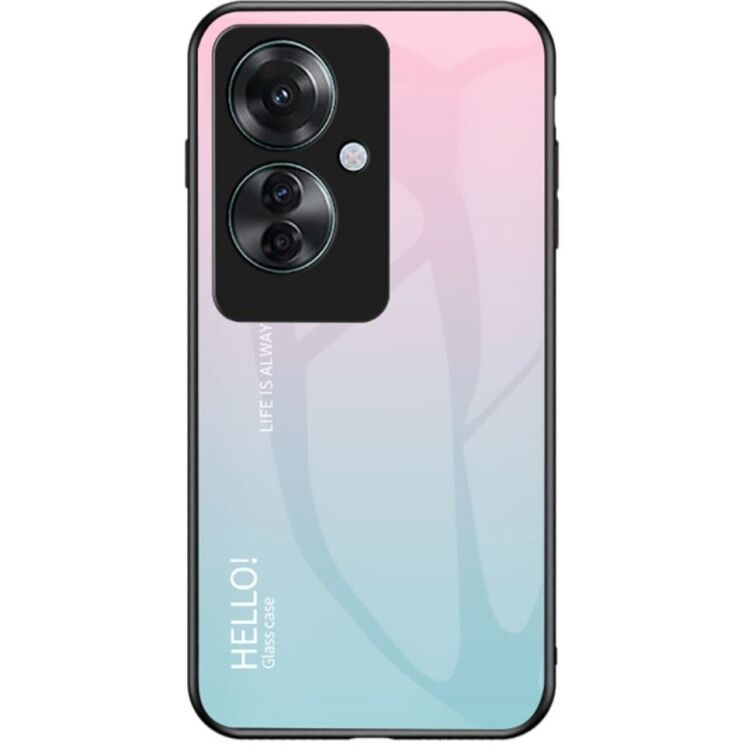 Защитный чехол Deexe Gradient Color для OPPO Reno 11F - Pink / Blue: фото 1 из 7