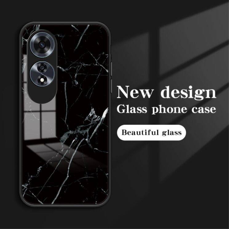 Захисний чохол Deexe Gradient Pattern для OPPO A60 - Black: фото 3 з 7