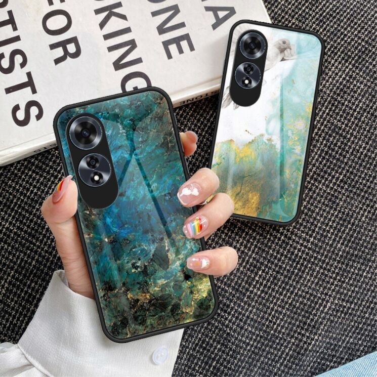 Захисний чохол Deexe Gradient Pattern для OPPO A60 - Black: фото 5 з 7