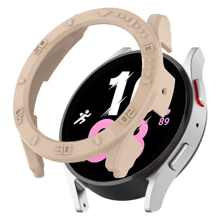 Захисний чохол Deexe Hard Frame для Samsung Galaxy Watch 5 Pro (45mm) - Light Pink: фото 1 з 8
