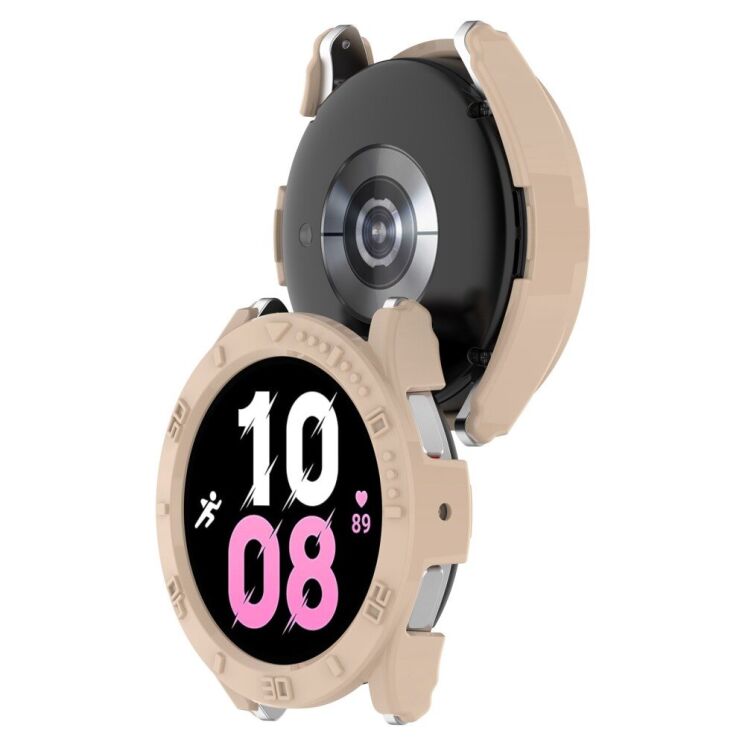 Захисний чохол Deexe Hard Frame для Samsung Galaxy Watch 5 Pro (45mm) - Light Pink: фото 5 з 8