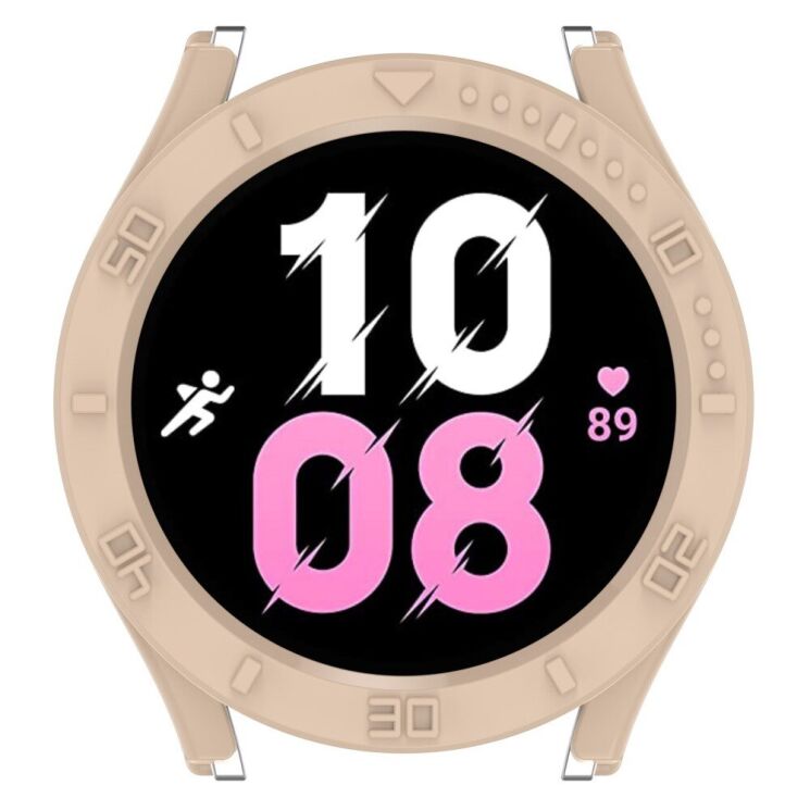 Захисний чохол Deexe Hard Frame для Samsung Galaxy Watch 5 Pro (45mm) - Light Pink: фото 6 з 8