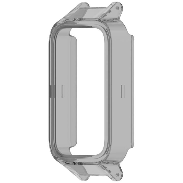 Защитный чехол Deexe Hard Frame для Xiaomi Mi Smart Band 9 Active / Redmi Band 3 - Transparent Black: фото 2 из 7
