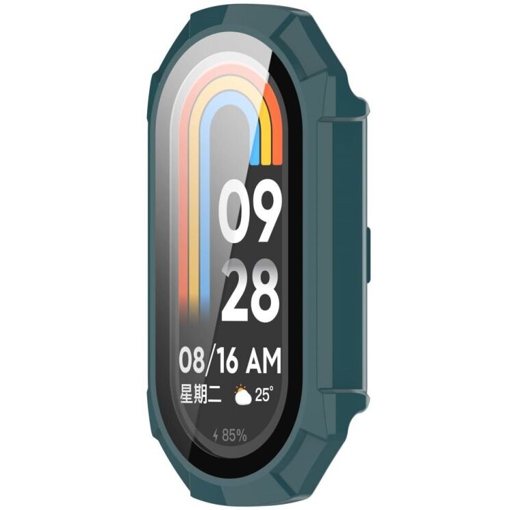 Защитный чехол Deexe Hard Frame для Xiaomi Mi Smart Band 9 - Green: фото 2 из 8