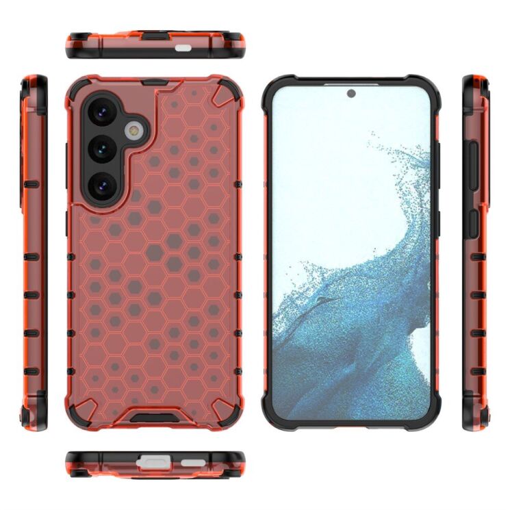 Защитный чехол Deexe Honeycomb Series для Samsung Galaxy A36 (A366) - Black: фото 4 из 5