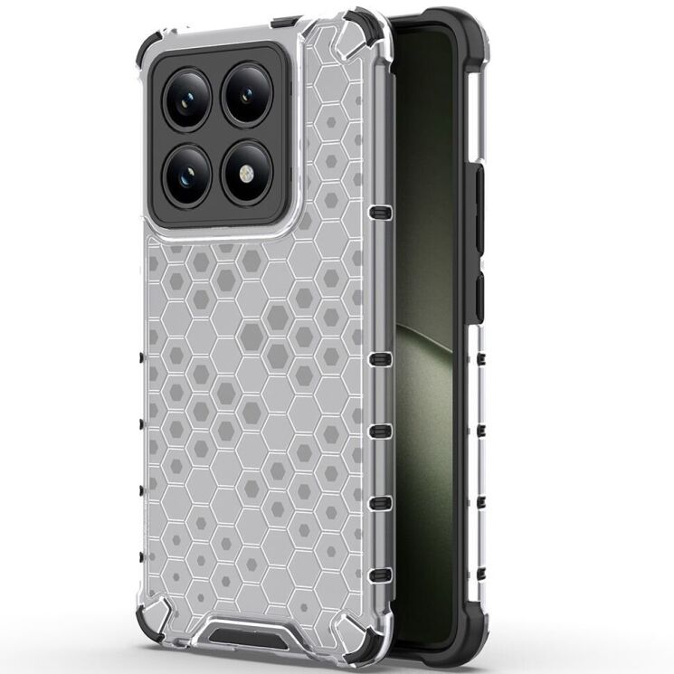 Захисний чохол Deexe Honeycomb Series для Xiaomi 14T - Grey: фото 1 з 5