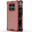 Защитный чехол Deexe Honeycomb Series для Xiaomi Redmi Note 14 Pro - Red (373515R)