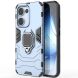 Защитный чехол Deexe Hybrid Case для OPPO Reno 13 5G - Blue (376517L). Фото 2 из 6