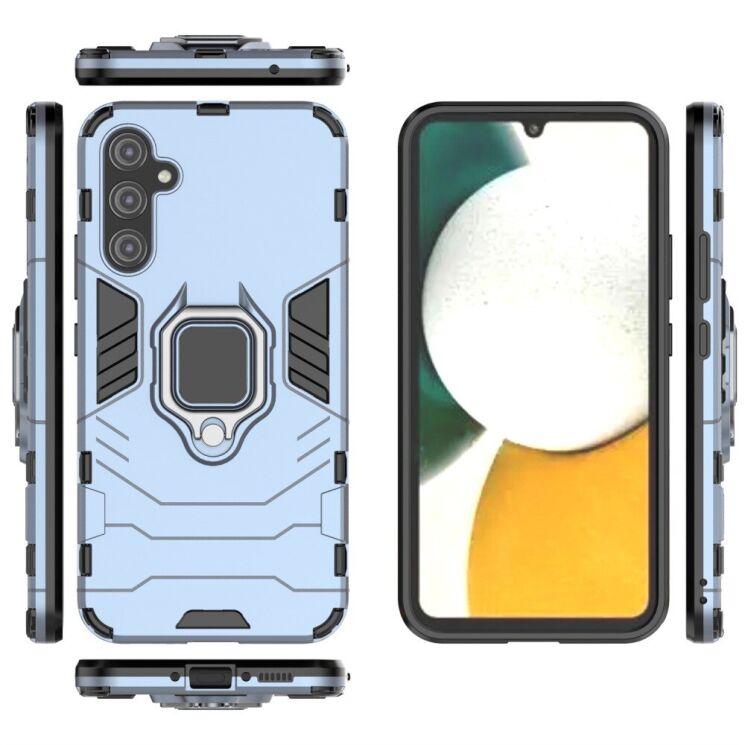 Защитный чехол Deexe Hybrid Case для Samsung Galaxy A34 (A346) - Blue: фото 4 из 6